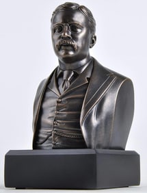 President THEODORE Teddy ROOSEVELT Bust Sculpture