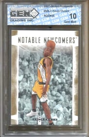 Gem Mint 10 KEVIN DURANT Rookie Basketball Card