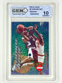 1996-1997 Gem 10 Edge Rookie Rage KOBE BRYANT Rookie Basketball Card