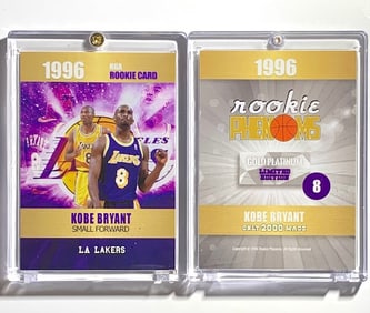 1996 LTD Edition KOBE BRYANT Rookie Basketball Card