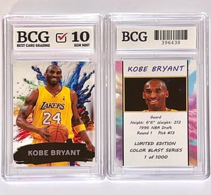 LTD Edition of 1000 KOBE BRYANT Color Blast Series Basketball Card