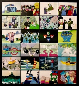 Lot of 24 The BEATLES Yellow Submarine Comic Strip Cards B