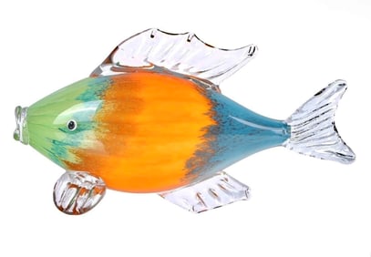 Beautiful 13 inch long MURANO Art Glass Fish