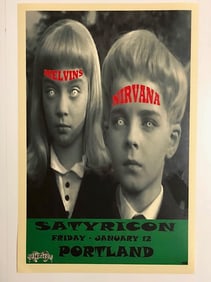 Melvins Nirvana Concert Poster 12 x 18