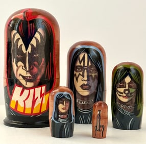 Awesome KISS Russian Nesting Dolls