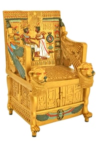 Awesome Egyptian King Tut’s Throne Stash Treasure Box