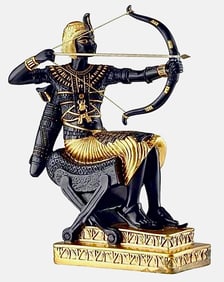 Awesome Ancient Egyptian Hunting King Sculpture
