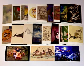 20 Beautiful Golden Age The Art of Disney Postcards - E
