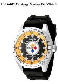 NEW Authentic Licensed INVICTA Pittsburgh Steelers Mens Watch