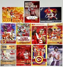 11 PATRICK MAHOMES Custom & Limited Edition Rookie Football Cards - B