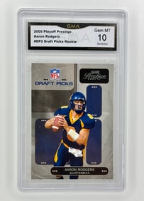Gem Mint 10 AARON RODGERS Rookie Football Card