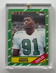 1986 Topps REGGIE WHITE Rookie Football Card