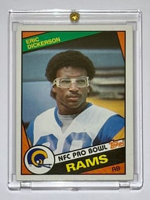 1984 Topps ERIC DICKERSON Rookie Football Card