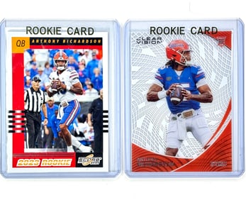 Lot of 2 ANTHONY RICHARDSON Rookie Football Cards