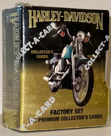 100 Original HARLEY DAVIDSON Premium Collector Trading Cards in Original Box