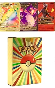 Rare Set of GOLD Plated POKEMON Cards in Original Box