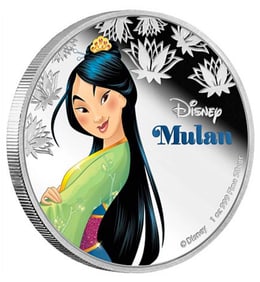 Walt Disney MULAN 1oz Clad Silver Coin