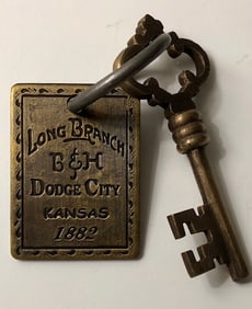 1882 LONG BRANCH SALOON Whorehouse Brothel Room Key