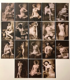 18 Risque Art Nouveau/Vintage Erotica Postcard/Cards B
