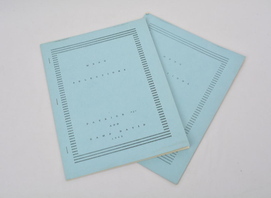 Patrick J and Camp David Menu Selections (1 of 2)