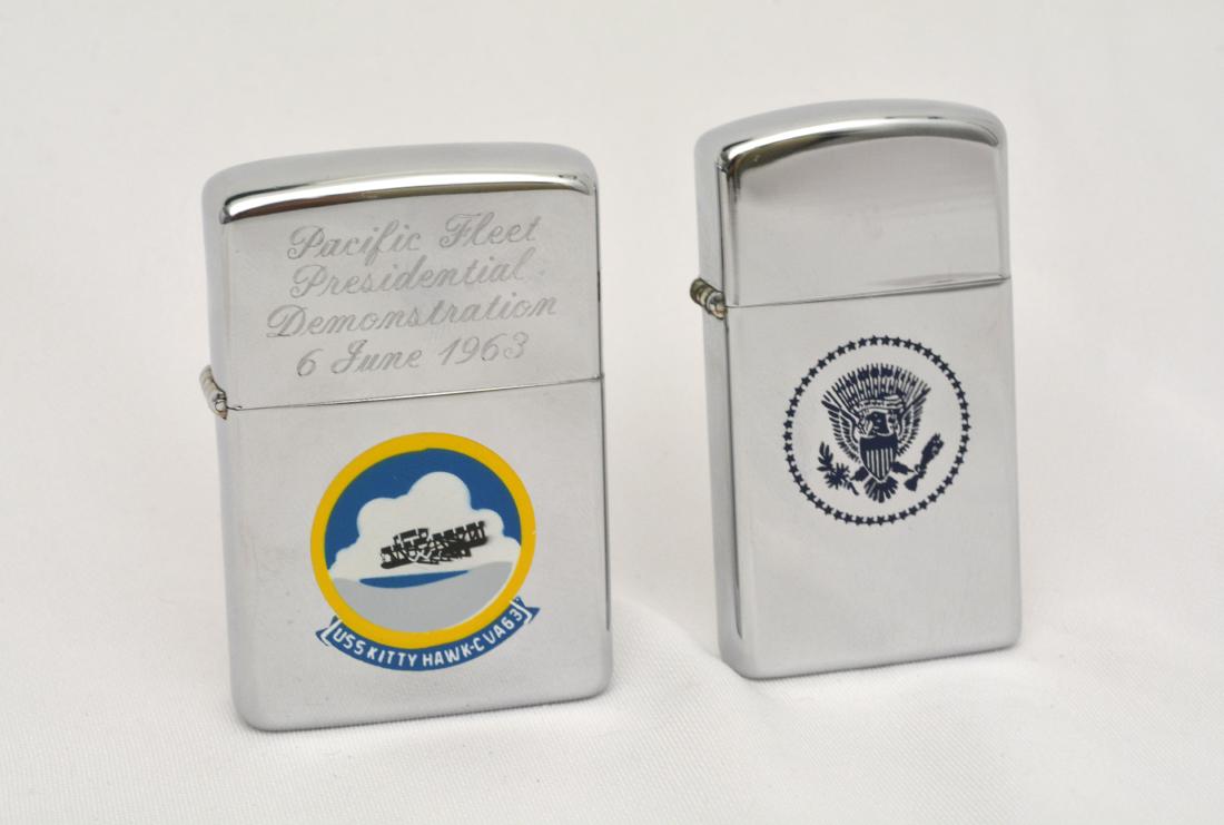 Two JFK Zippo Lighters (1 of 11)