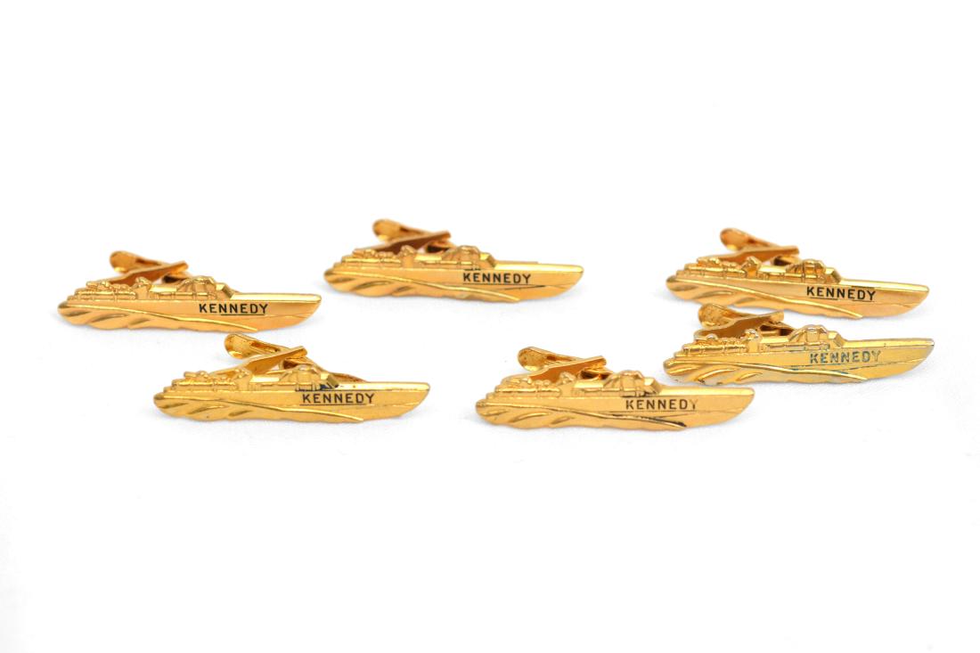 Eight Kennedy PT 109 Tie Pins (1 of 4)