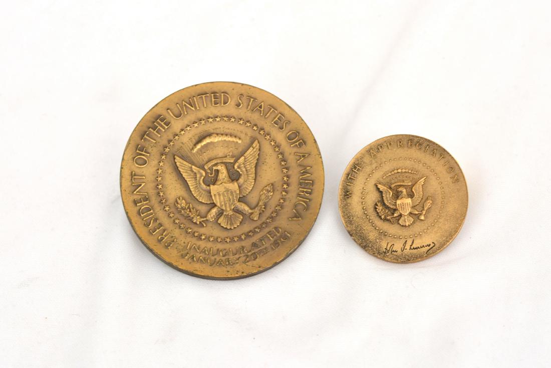 John F. Kennedy Bronze Medallions (1 of 1)