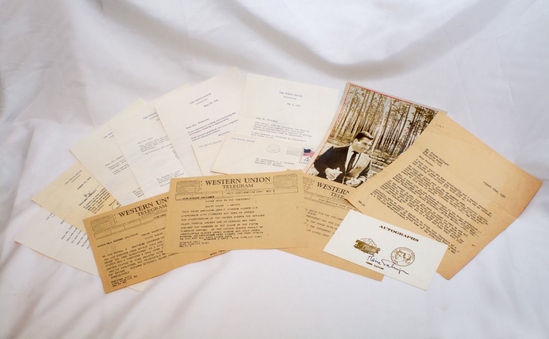 Press Secretary Pierre Salinger Assorted Correspondence (1 of 5)