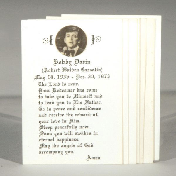 funeral prayer card