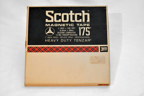 Boz Scaggs The Boarding House Live Tape #1: Archived tape recording of a live performance c.1960’s by popular singer Boz Scaggs. 7 inches. Box is 7.25'' square. This tape features a live an unaltered recording of Boz Scaggs performing in San