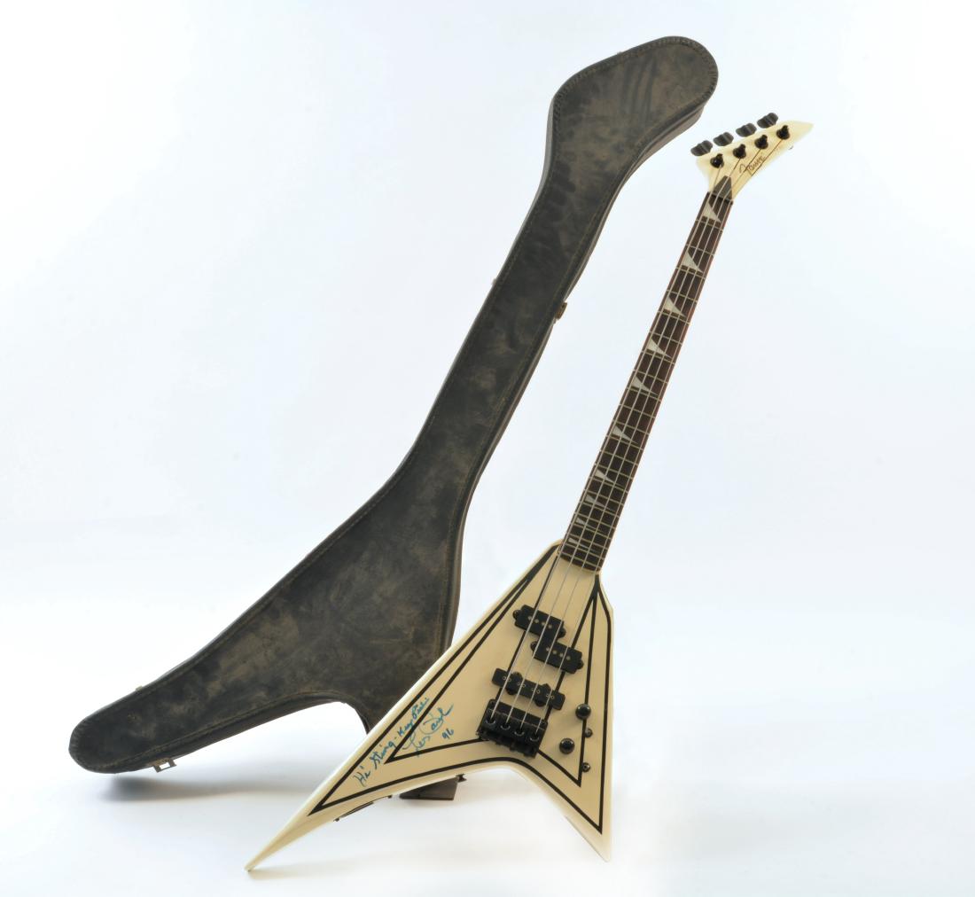 Les Paul signed bass to Sting (1 of 9)