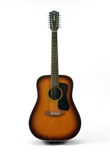 Steve Miller Guild 12-string Guitar: A 1976 Guild 12-string guitar once owned by Steve Miller. Serial #190303, model G212-SB. It has a spruce top, and mahogany back and sides. In excellent condition. Guild has been making flattop