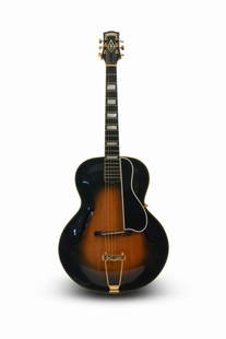 20th c. Unique Antonio Cerrito Archtop Guitar: 20th c. Unique Antonio Cerrito Archtop Guitar Extremely rare 20th-century archtop guitar built by the master craftsman Antonio Cerrito. This is the only known hand built Antonio Cerrito archtop