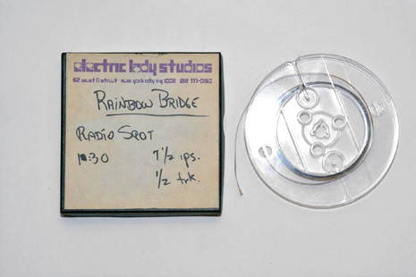 Jimi Hendrix Original 1971 Electric Lady Studios Tape: Original tape box with tape from Jimi Hendrix's recording studio Electric Lady Studios. Daniel Blumenau in-house artist around the time of the opening, stated that a little know fact was that Jimi had