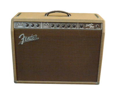 1961-62 Fender Super amplifier: 1961-62 Fender Super Amp, an original vintage Brown Tolex 6G4-A, in super fine condition. Famous for its natural big sound, and inspiring creative tones, the earliest "brown" 1960s Super Amps, like