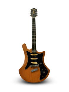 1980 Guild S70-A: A 1980 electric solid body Guild S70-A guitar. Serial #EE100051 located on the back of the headstock. A highly sought after vintage classic, only 135 of this kind of Guild were made in 1980. The