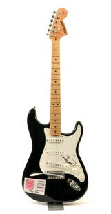 Jeff Beck signed and played Fender Starcaster: A Fender Starcaster signed and played by Jeff Beck. The consigner of these items, Ron Lovely, worked directly with Les Paul and was the one to bring various guitars that Les had signed to the artists