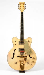 Gretsch White Falcon played by Paul McCartney and U2: A 1970 Gretsch White Falcon played by Paul McCartney as well as U2 during some of their studio sessions. The White Falcon is a high-end electric hollow body guitar introduced in 1954 by Gretsch.