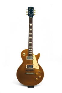 Paul McCartney Modified 1953 Gold Gibson Les Paul: A rare 1953 gold Gibson Les Paul. This kind of guitar is often referred to as a "Goldtop." Paul McCartney played this guitar during his recording sessions at Air Studios / Lyndhurst Hall, London, in