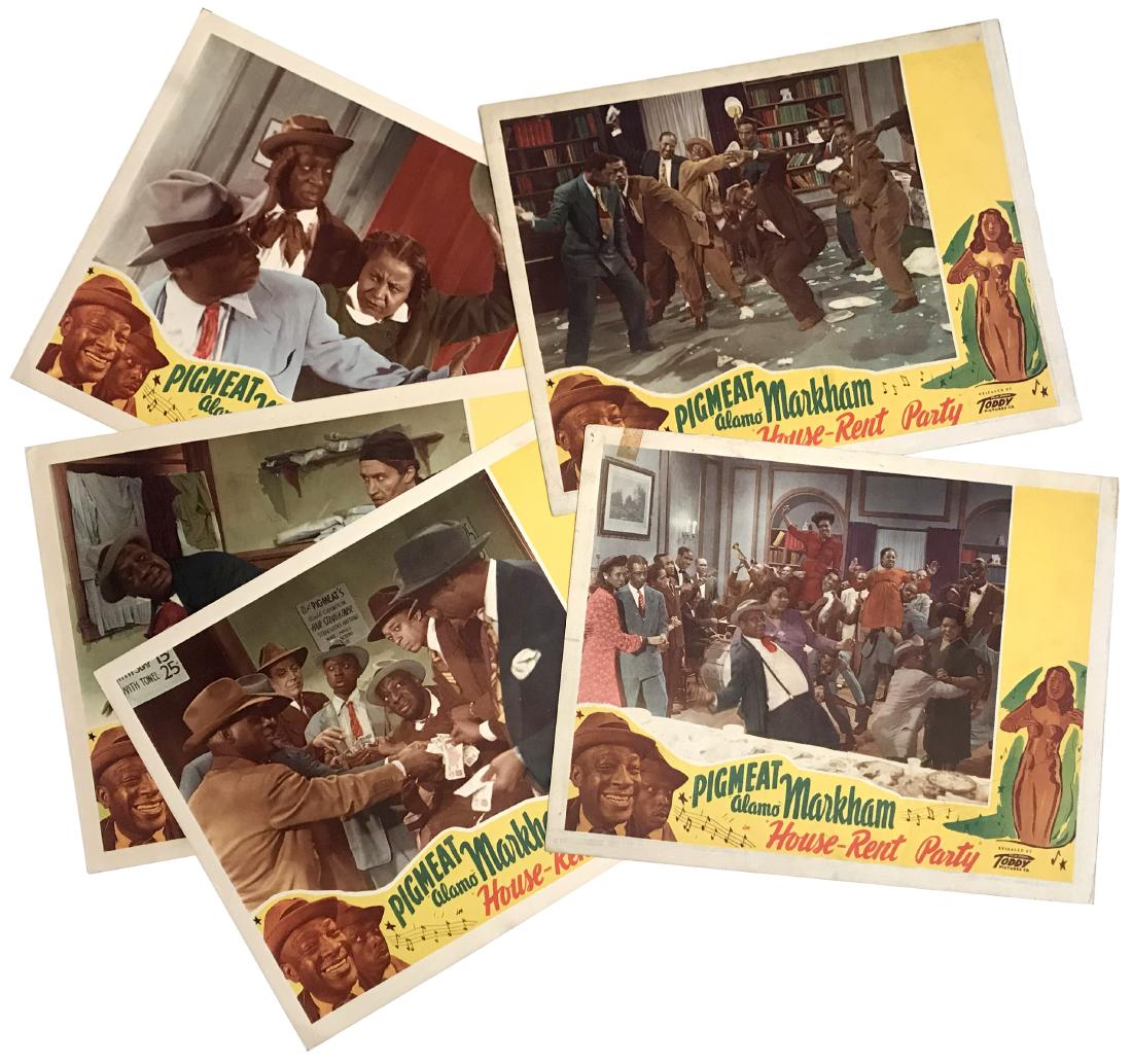 Pigmeat House Rent Party Lobby Cards (5) (1 of 1)