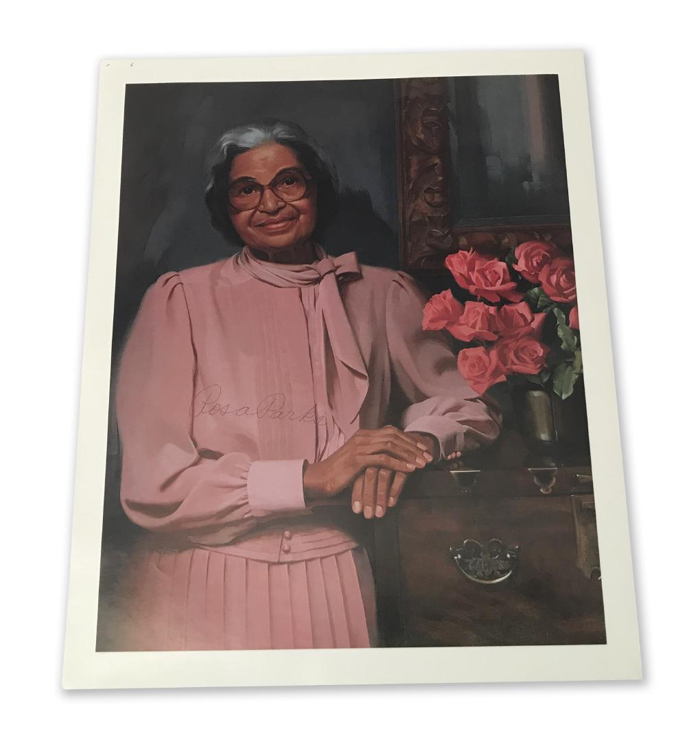 Rosa Parks Signed Color Photograph (1 of 2)