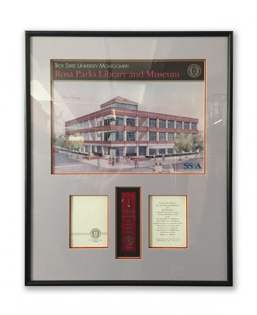 Rosa Parks Library Display, signed (1 of 2)