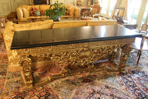 Pair Of 19th Century Louis Xiv Console Tables