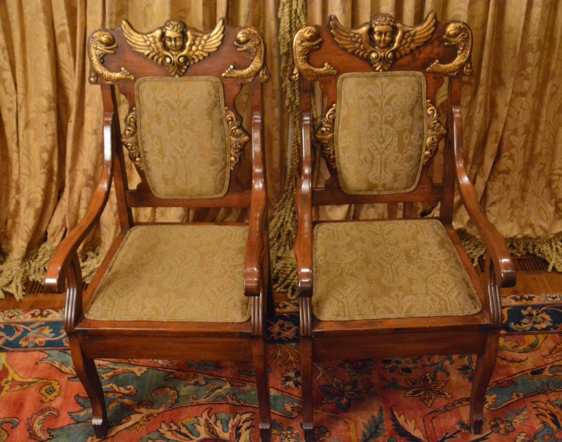 Pair of Spanish Renaissance Revival Armchairs (1 of 4)