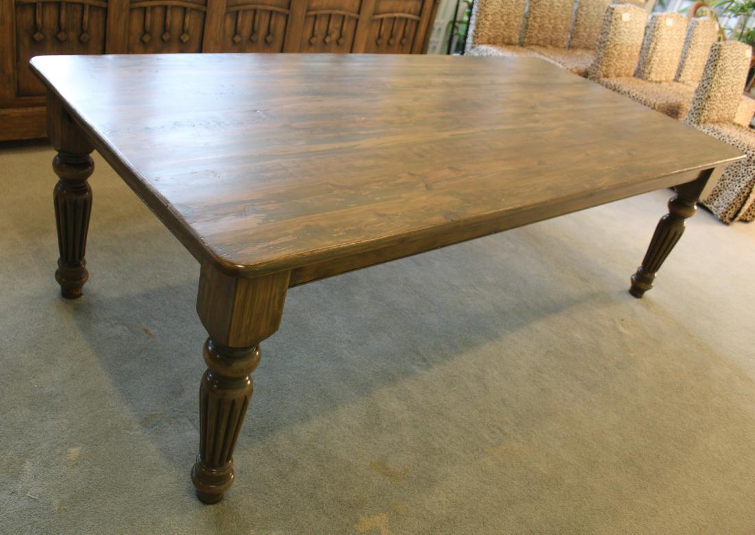 Country Dining Table. Distressed Pine (1 of 3)