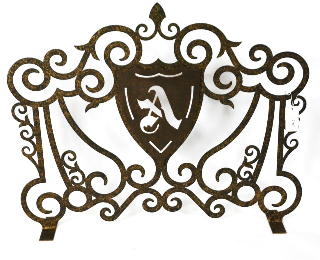 Wrought Iron Fireplace Frontispiece (1 of 2)