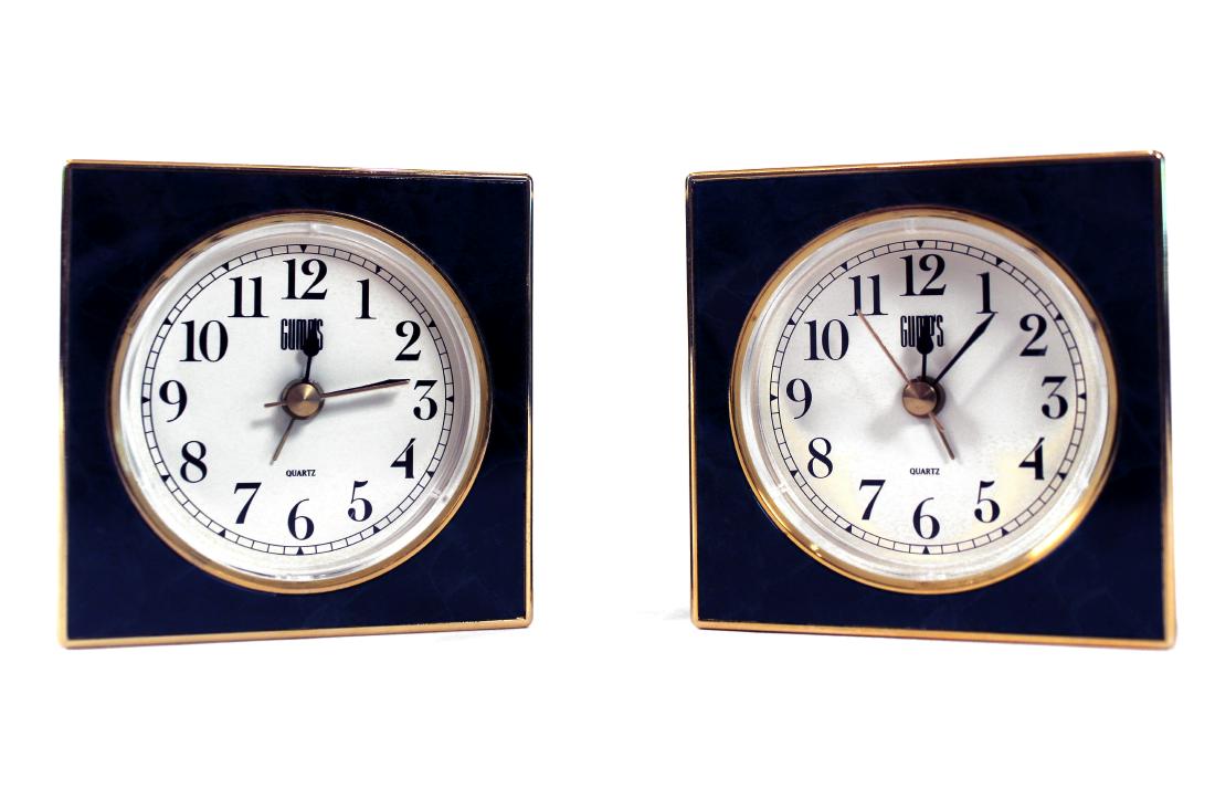 Two Gumps Quartz Alarm Clocks (1 of 2)