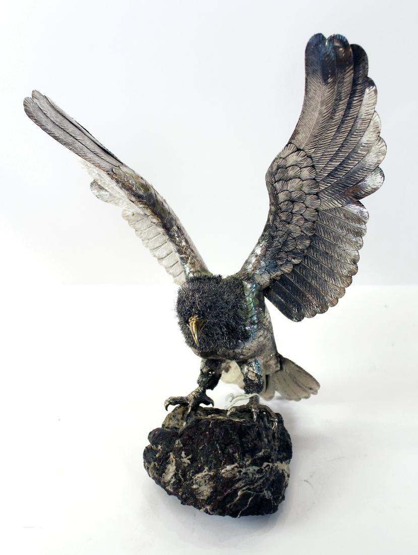 Scully & Scully Sterling Silver Eagle on Rock (1 of 3)