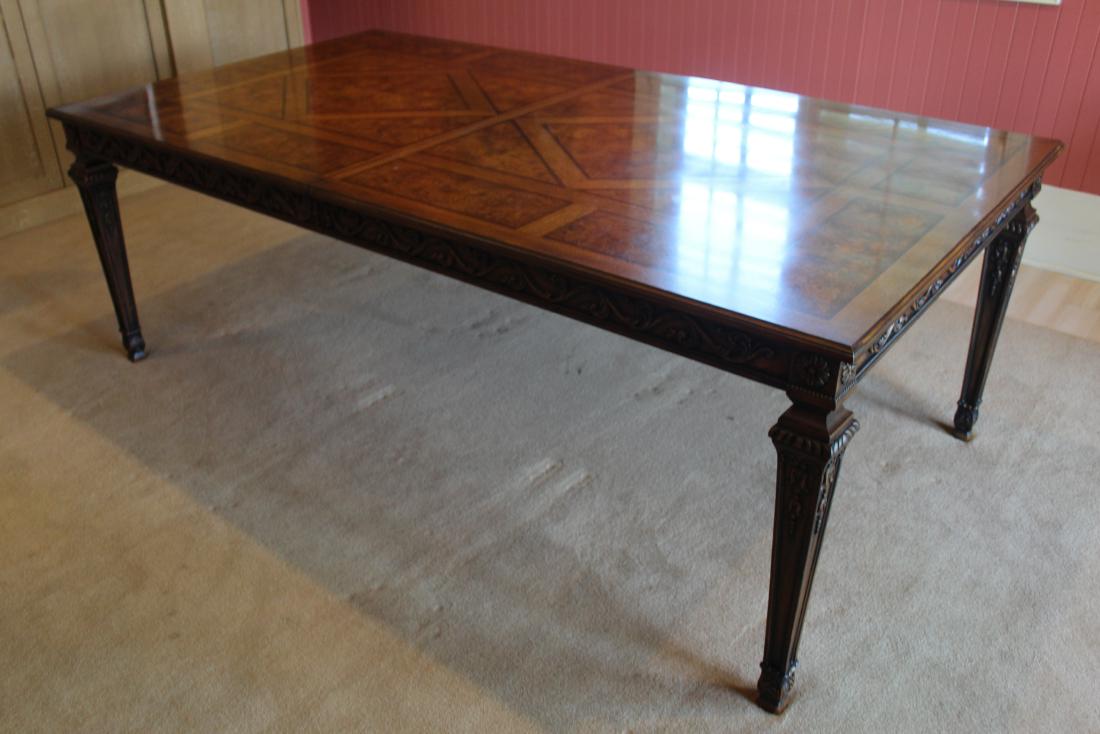 Alderwood and Burled Elmwood Dining Table (1 of 3)