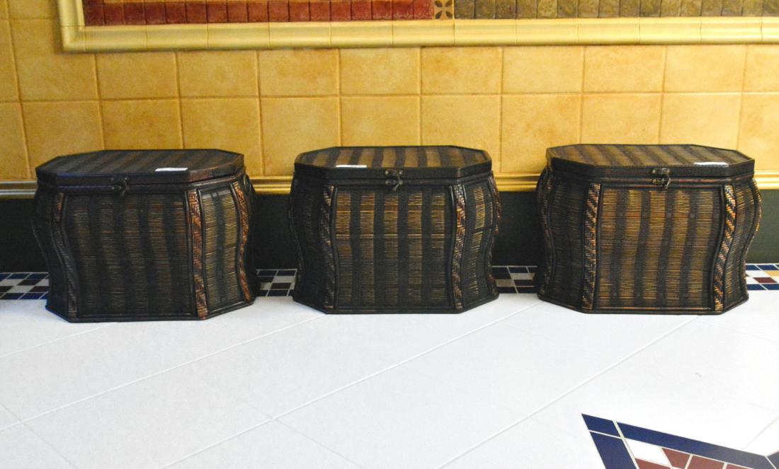 Six Decorator Woven Trunks (1 of 4)